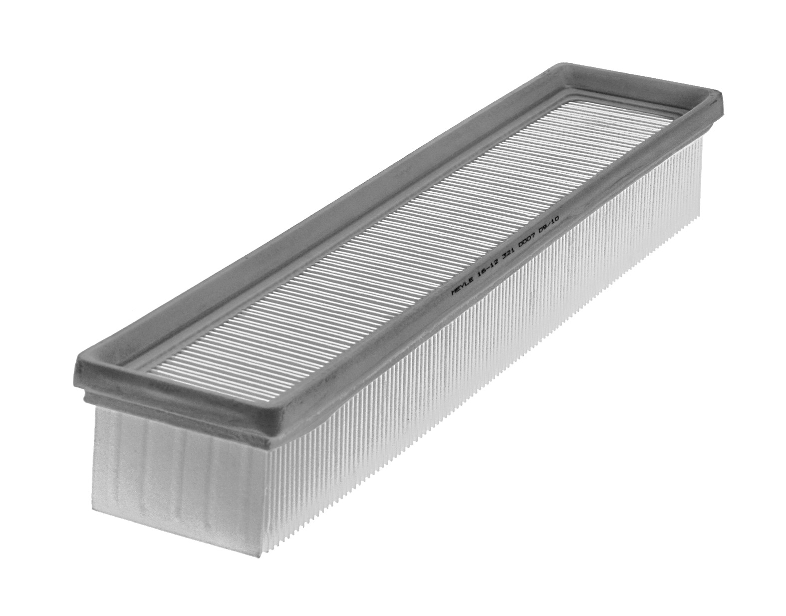 MEYLE Luftfilter 16123210007 Filterindsats height_mm_209|Højde [mm]|58 length_mm_203|Længde [mm]|376 58mm for NISSAN RENAULT DACIA