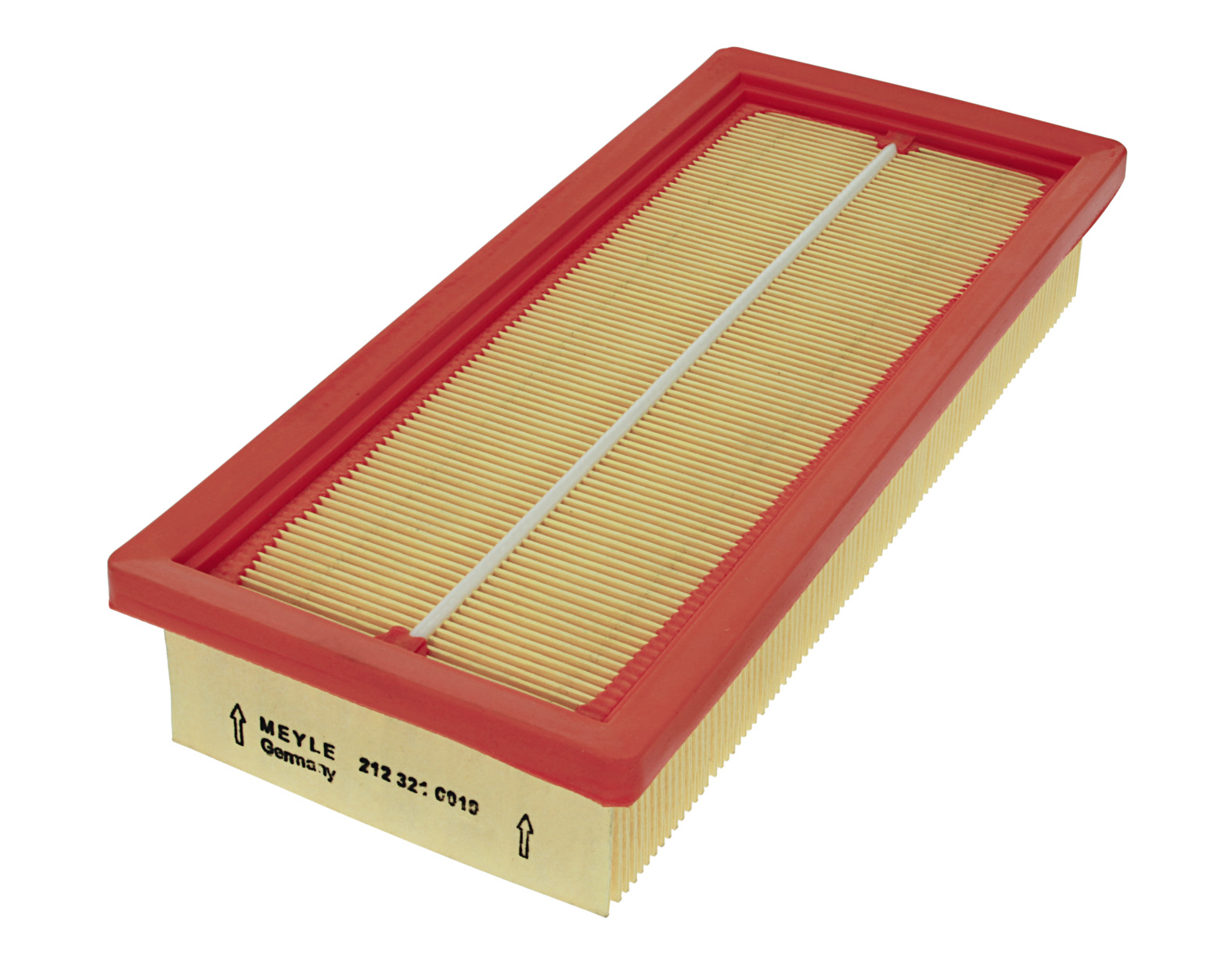 MEYLE Luftfilter 2123210010 Filterindsats height_mm_209|Højde [mm]|50 length_mm_203|Længde [mm]|280 50mm for LANCIA