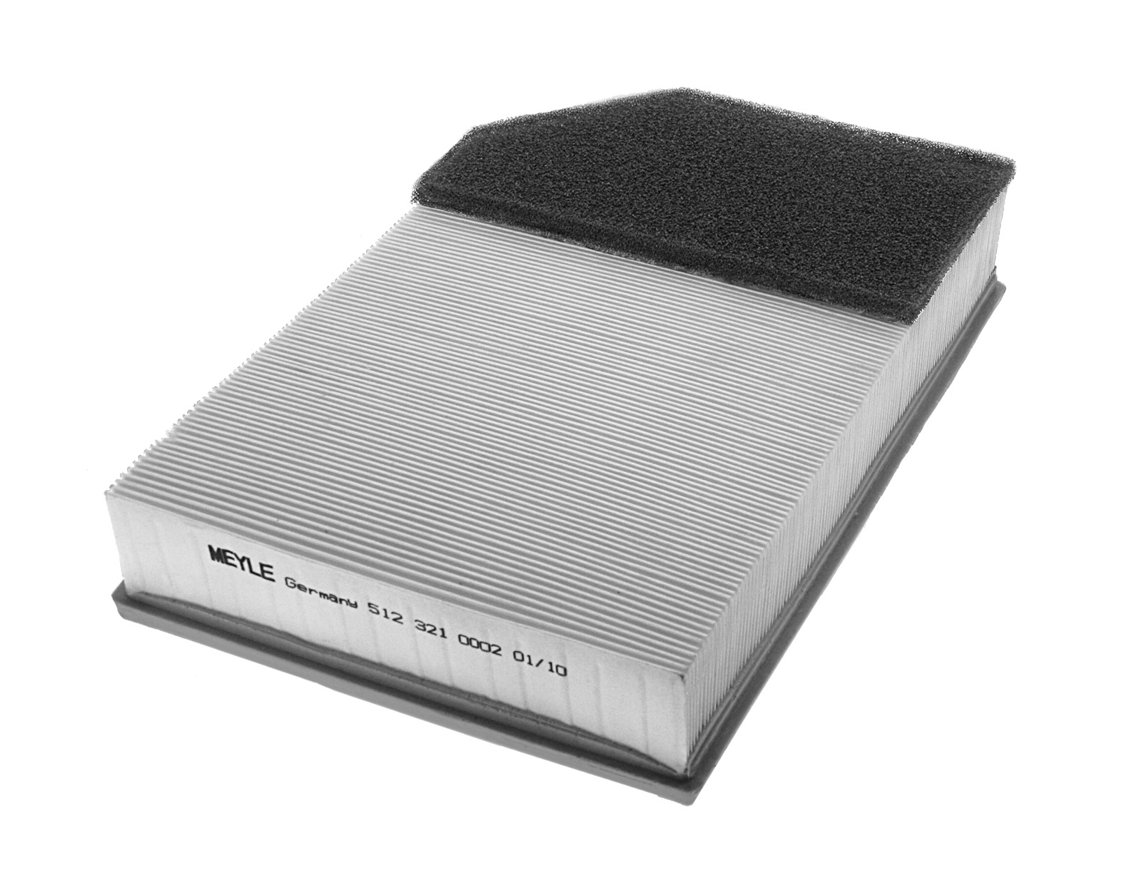 MEYLE Luftfilter 5123210002 Filterindsats height_mm_209|Højde [mm]|68 length_mm_203|Længde [mm]|327 68mm for VOLVO