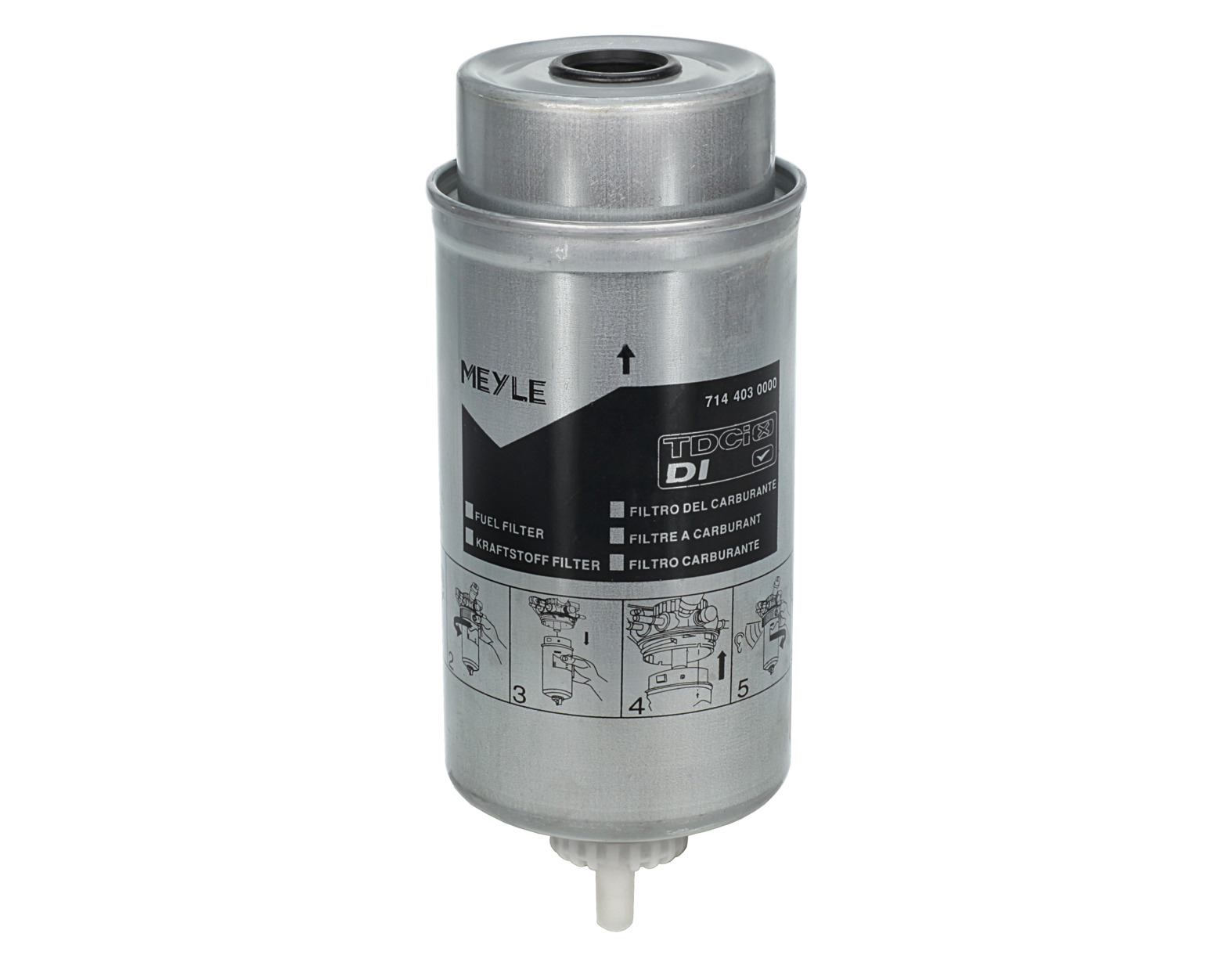 MEYLE Brændstof-filter 7144030000 Påskruet 196,5mm for FORD
