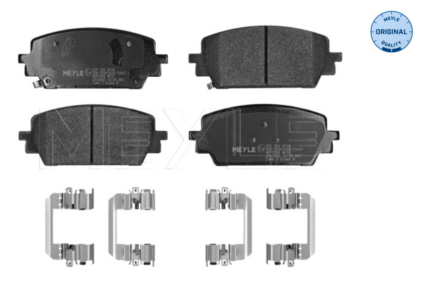 MEYLE Bremseklodser 0252646518 foraksel for HYUNDAI KIA GENESIS
