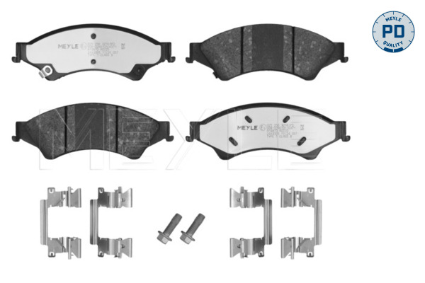 MEYLE Bremseklodser 0252563216pd foraksel for FORD USA VW