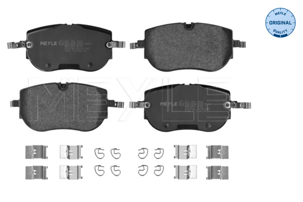 MEYLE Bremseklodser 0252641616 foraksel for FORD USA CUPRA VW