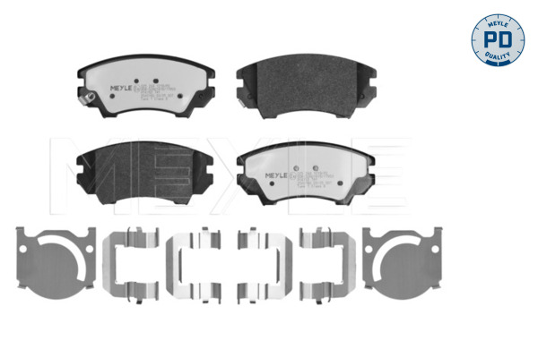 MEYLE Bremseklodser 0252441219pd foraksel for OPEL VAUXHALL MG GENERAL MOTORS