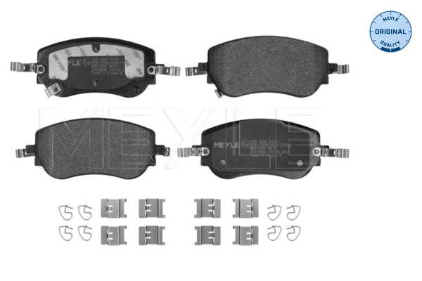 MEYLE Bremseklodser 0252645119 foraksel for ABARTH