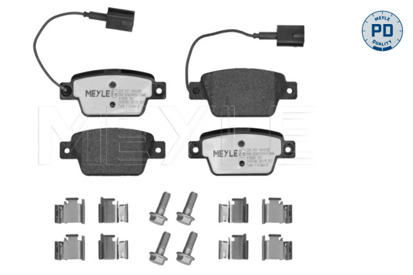 MEYLE Bremseklodser 0252371415pd bagaksel for FIAT LANCIA