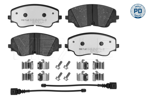 MEYLE Bremseklodser 0252062618pd foraksel for VW