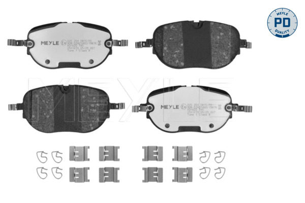 MEYLE Bremseklodser 0252640815pd foraksel for CUPRA VW