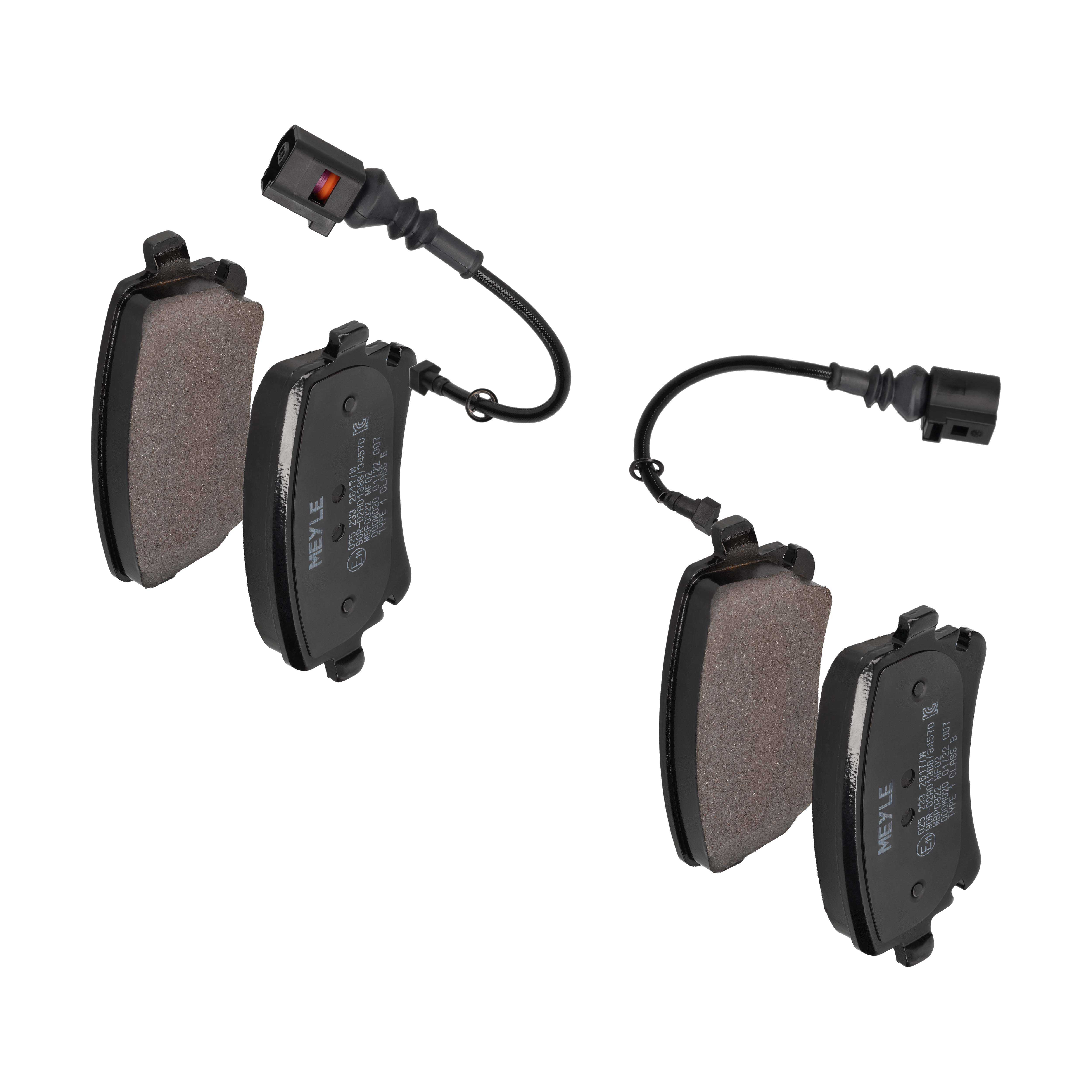 MEYLE Bremseklodser 0252332617w bagaksel for AUDI VW