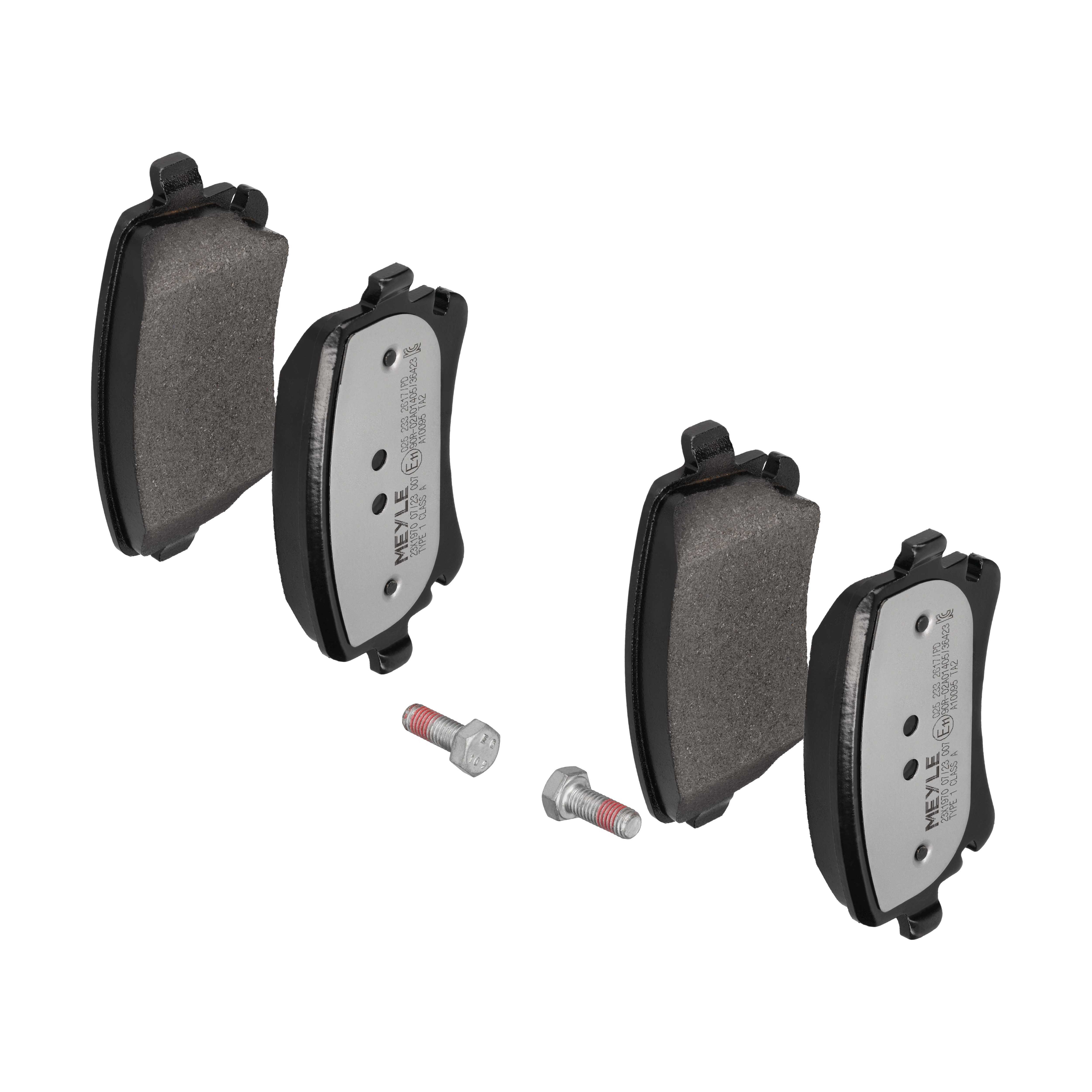 MEYLE Bremseklodser 0252332617pd bagaksel for AUDI VW