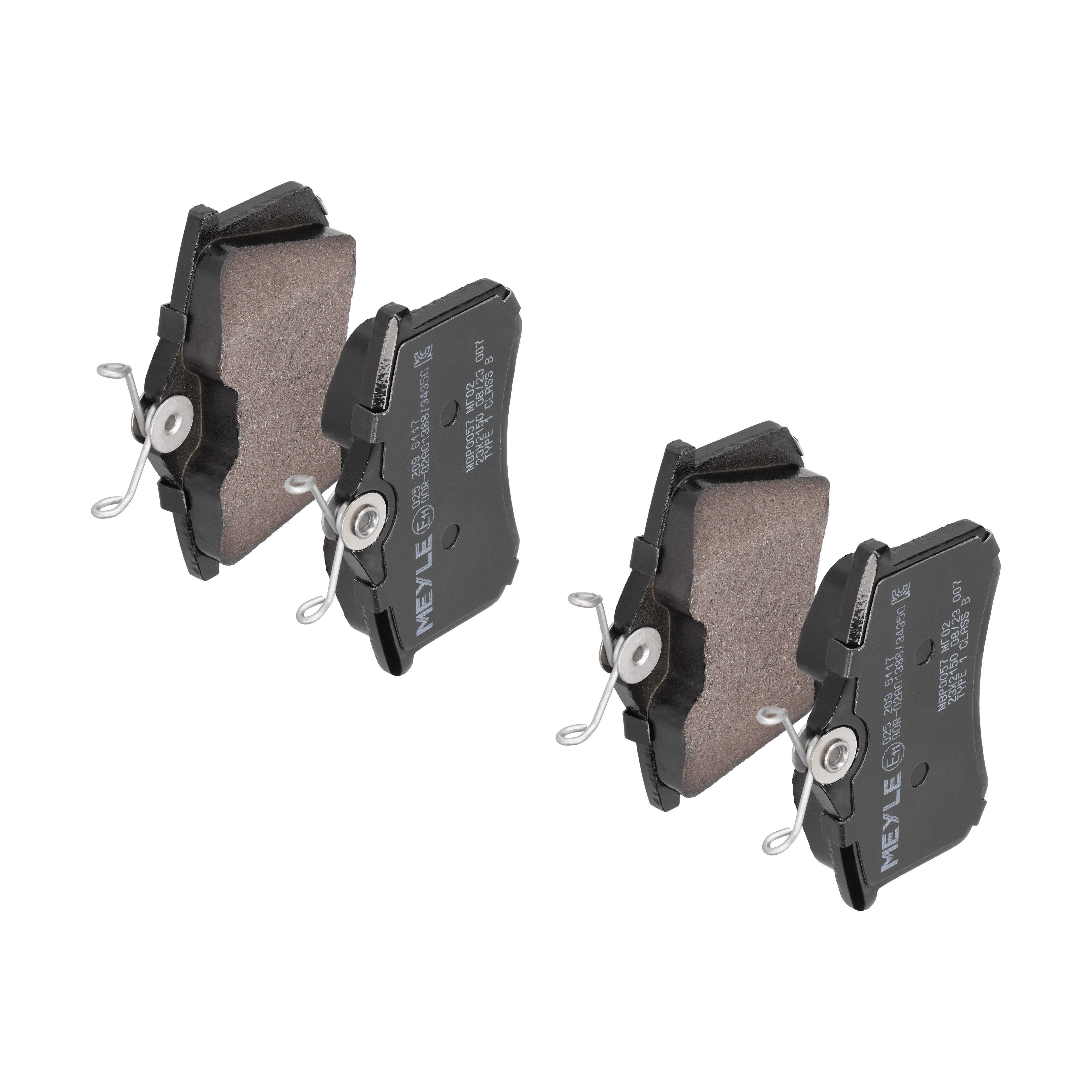 MEYLE Bremseklodser 0252096117 bagaksel for PEUGEOT CITROËN FORD GENERAL MOTORS VW DS SKODA SEAT AUDI LANCIA RENAULT
