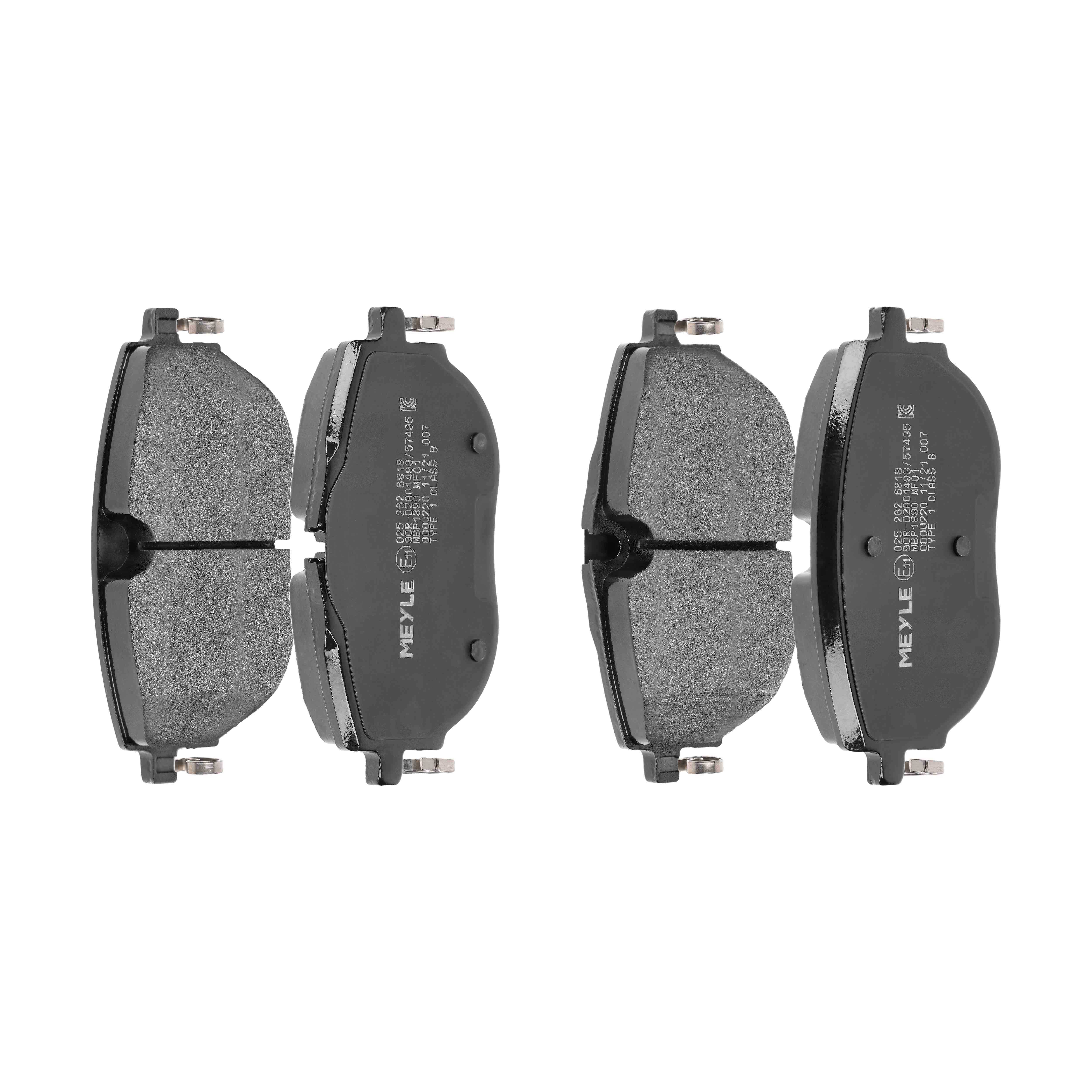 MEYLE Bremseklodser 0252626818 foraksel for VW