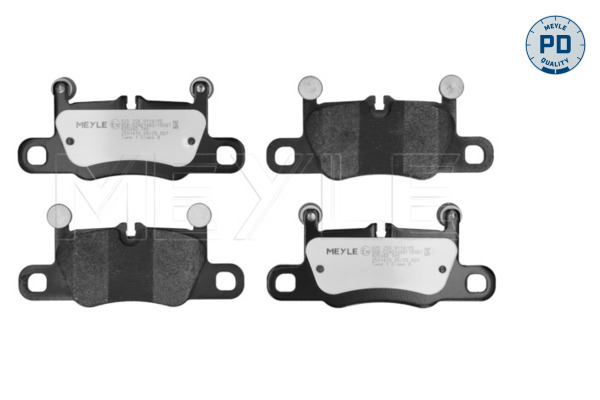 MEYLE Bremseklodser 0252569114pd bagaksel for PORSCHE AUDI