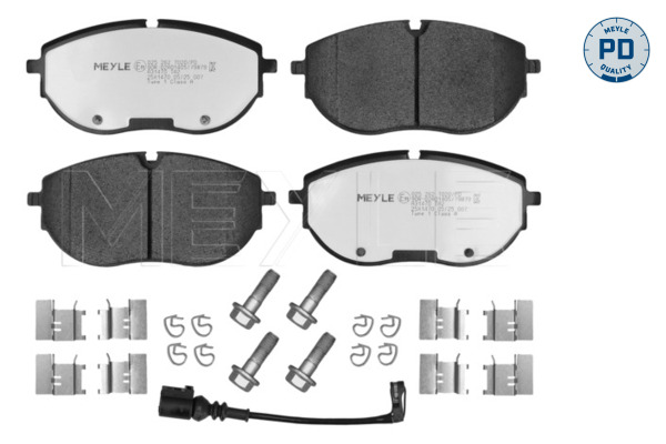 MEYLE Bremseklodser 0252627020pd foraksel for VW