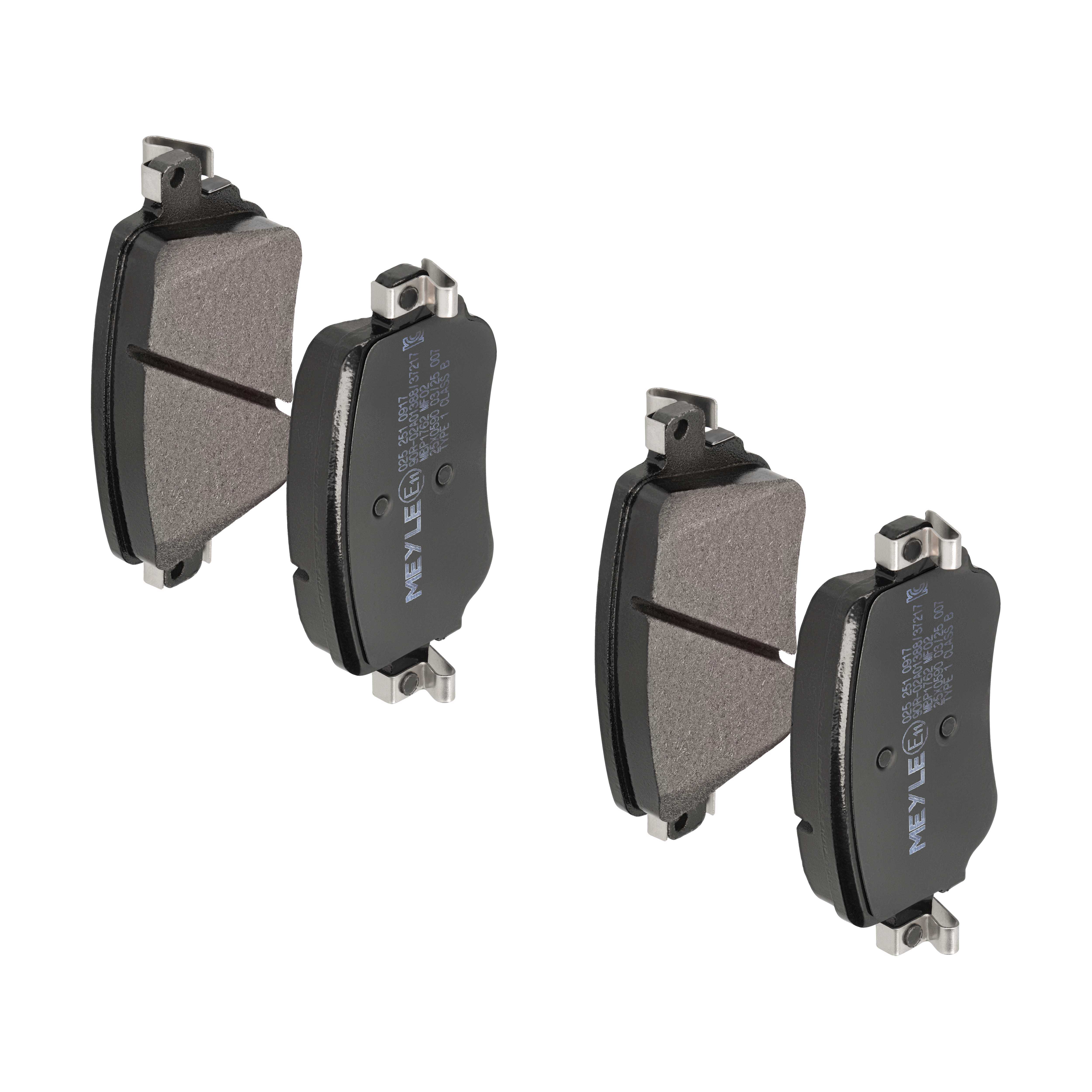 MEYLE Bremseklodser 0252510917 bagaksel for SKODA SEAT AUDI VW
