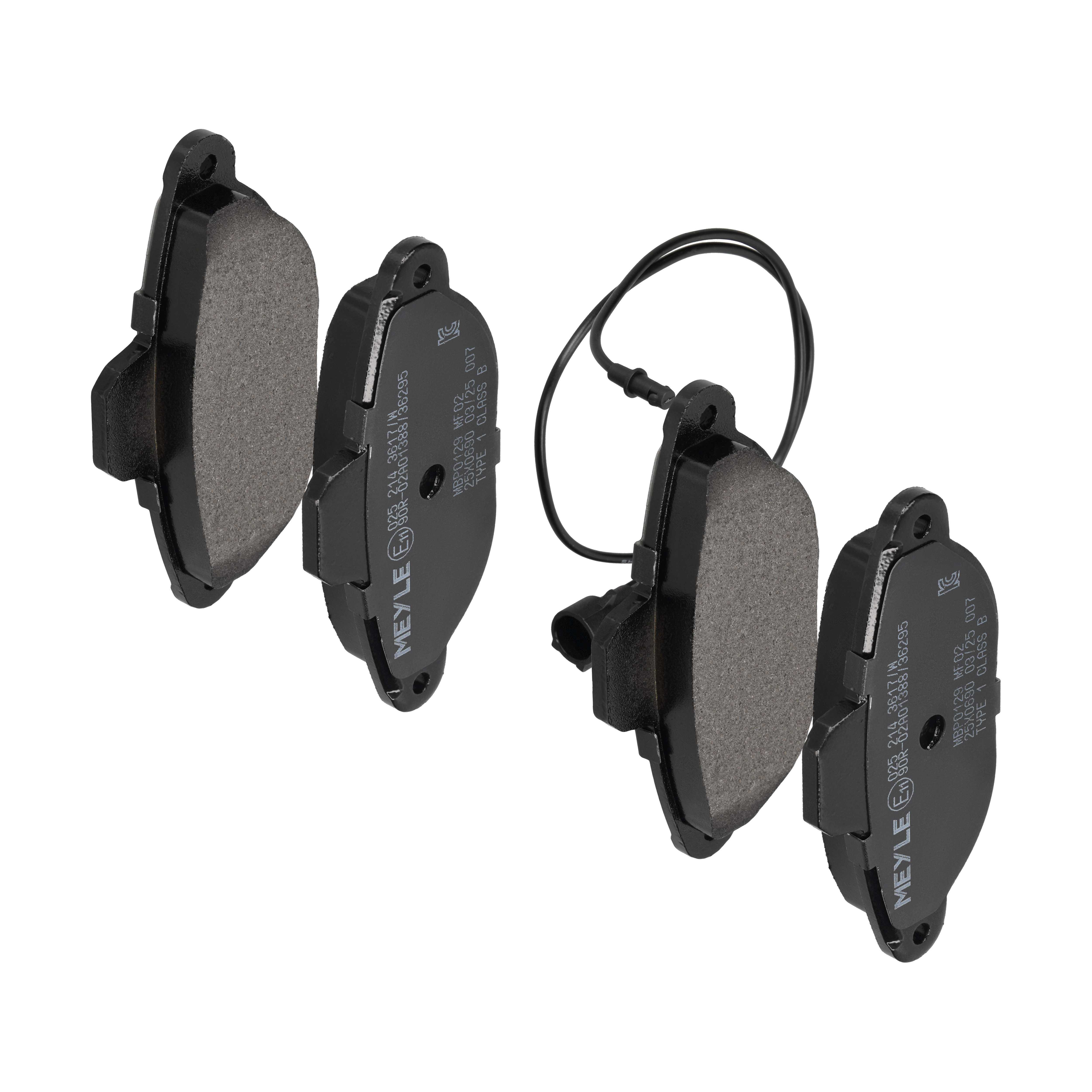 MEYLE Bremseklodser 0252143617w foraksel for FIAT LANCIA
