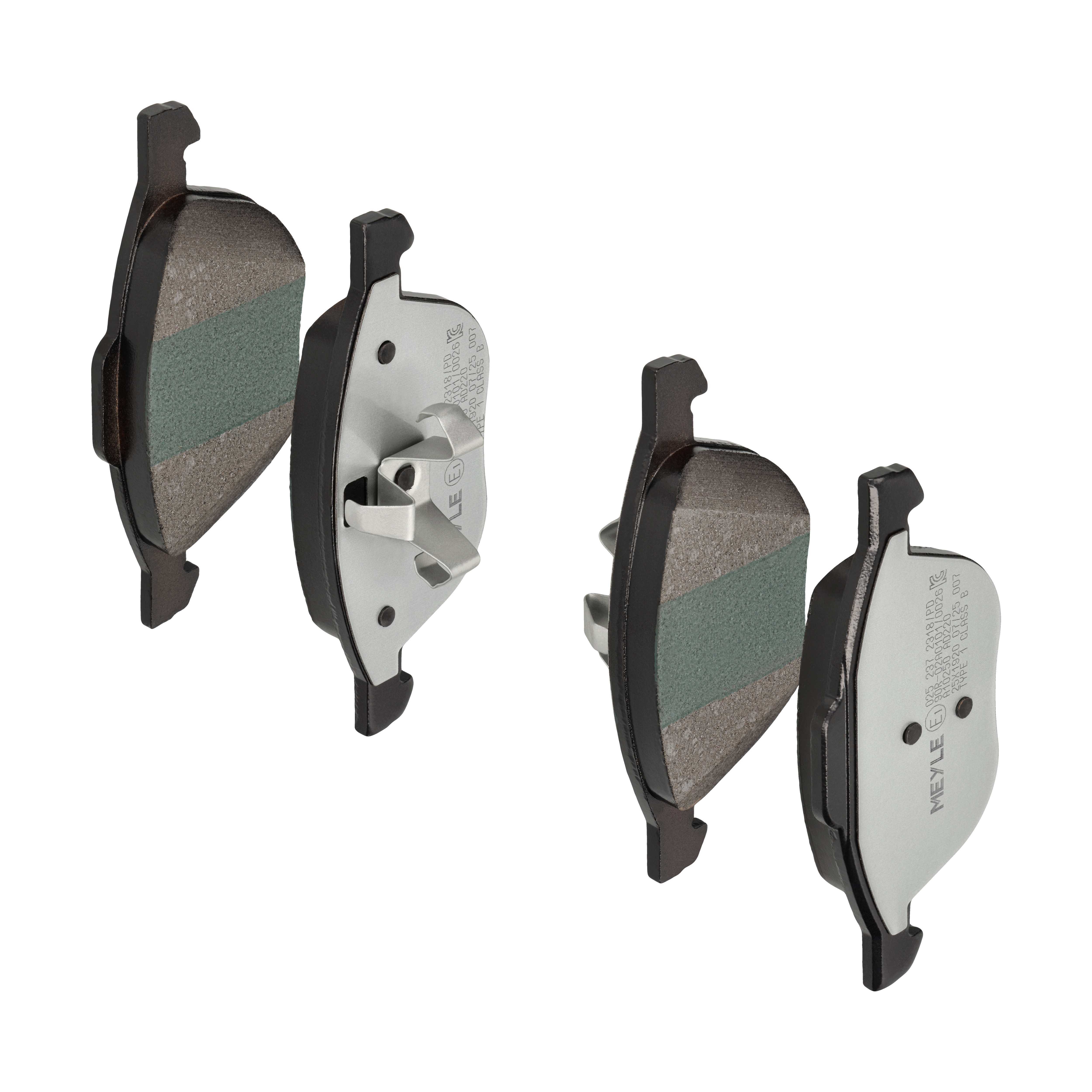 MEYLE Bremseklodser 0252372318pd foraksel for FORD VOLVO MAZDA