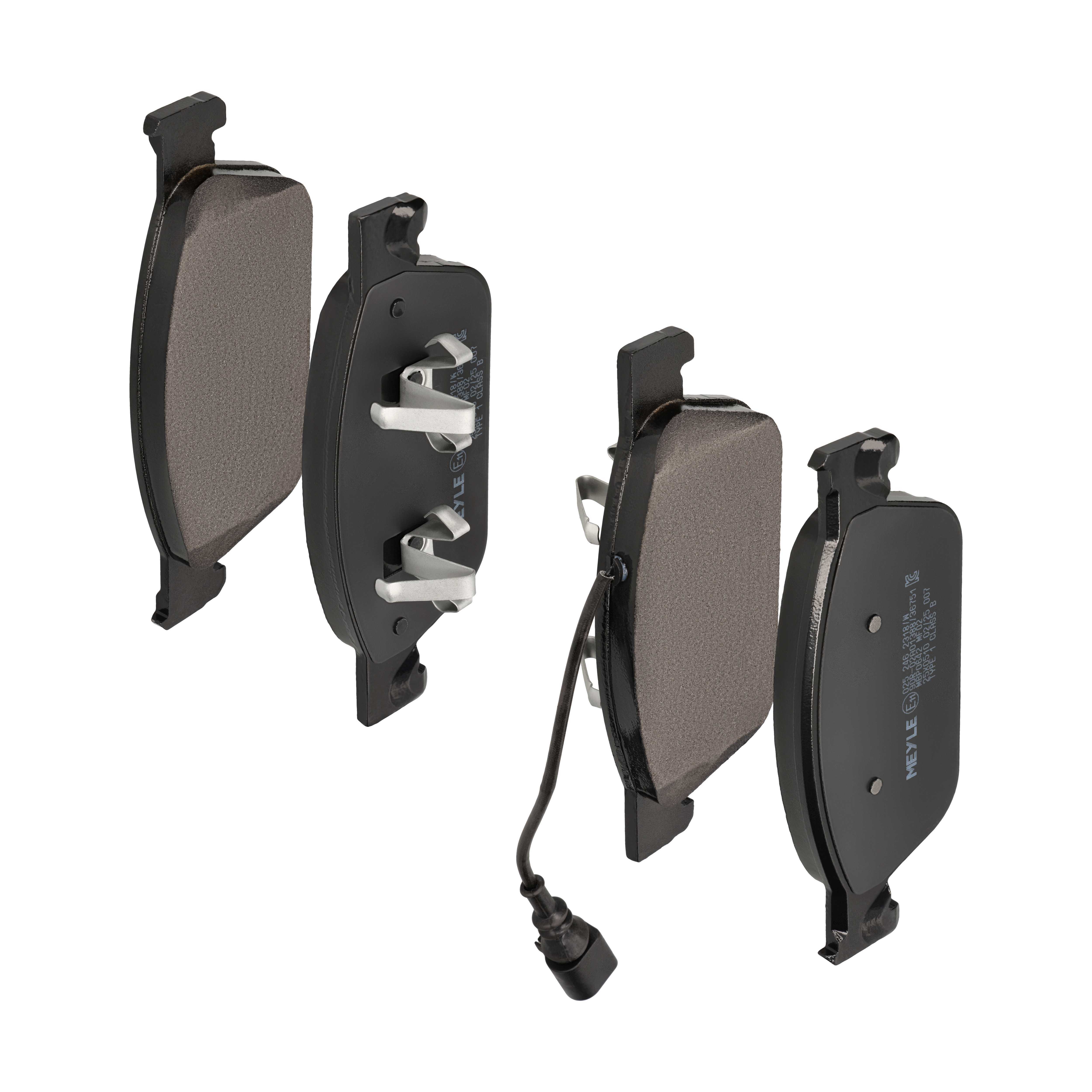 MEYLE Bremseklodser 0252462318w foraksel for VW