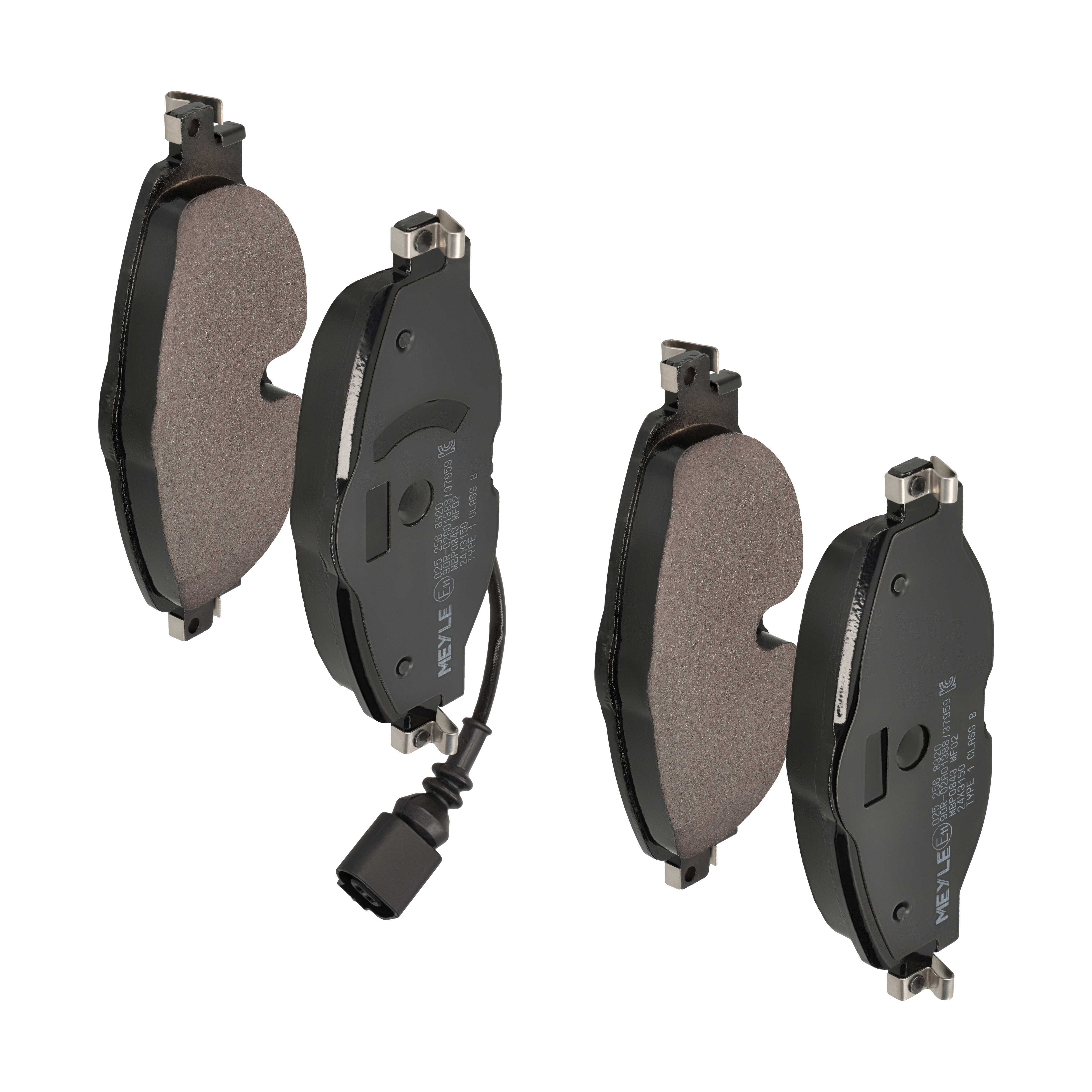 MEYLE Bremseklodser 0252568320 foraksel for FORD VW CUPRA AUDI SKODA