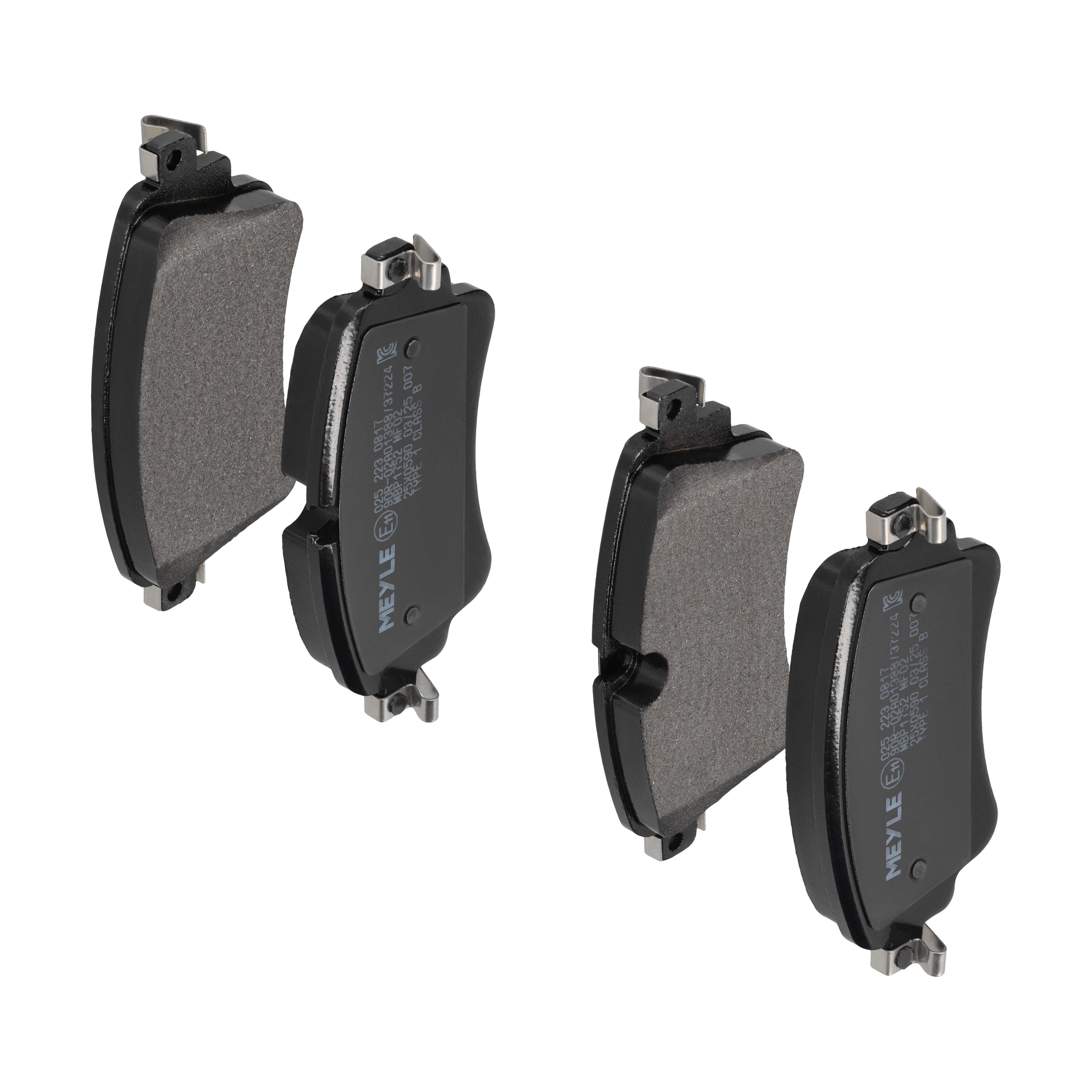 MEYLE Bremseklodser 0252230817 bagaksel for AUDI VW