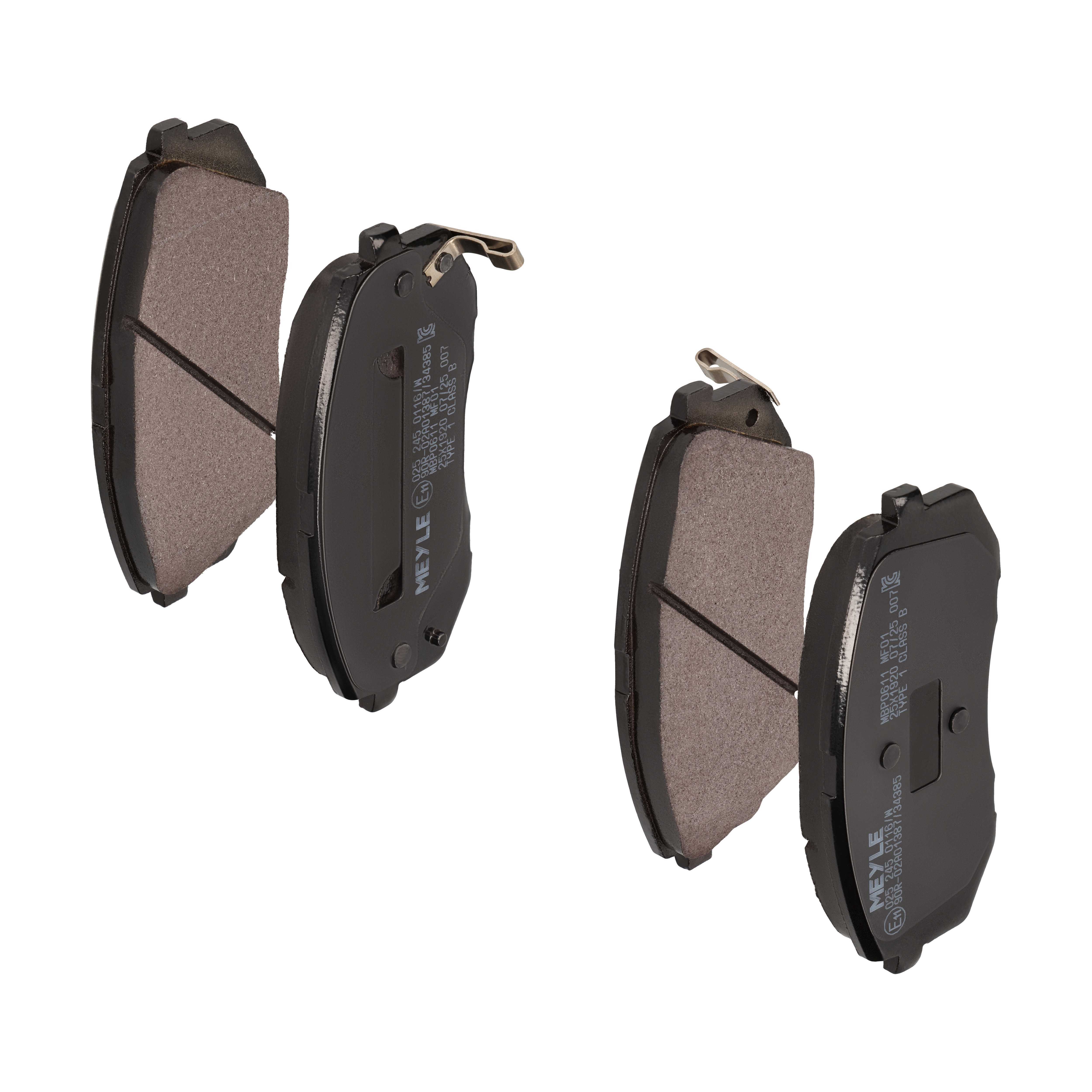 MEYLE Bremseklodser 0252450116w foraksel for HYUNDAI KIA