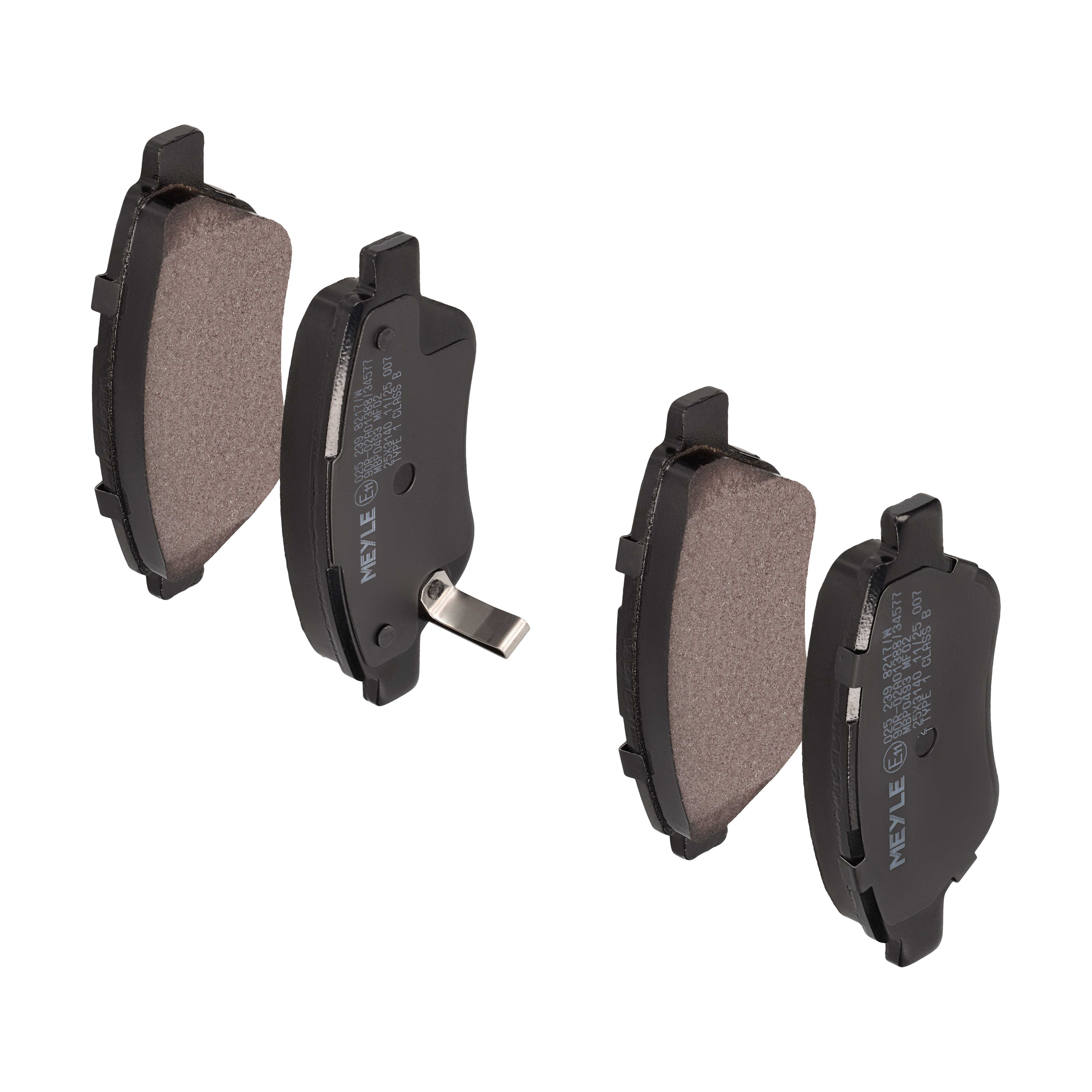 MEYLE Bremseklodser 0252398217w foraksel for OPEL VAUXHALL GENERAL MOTORS