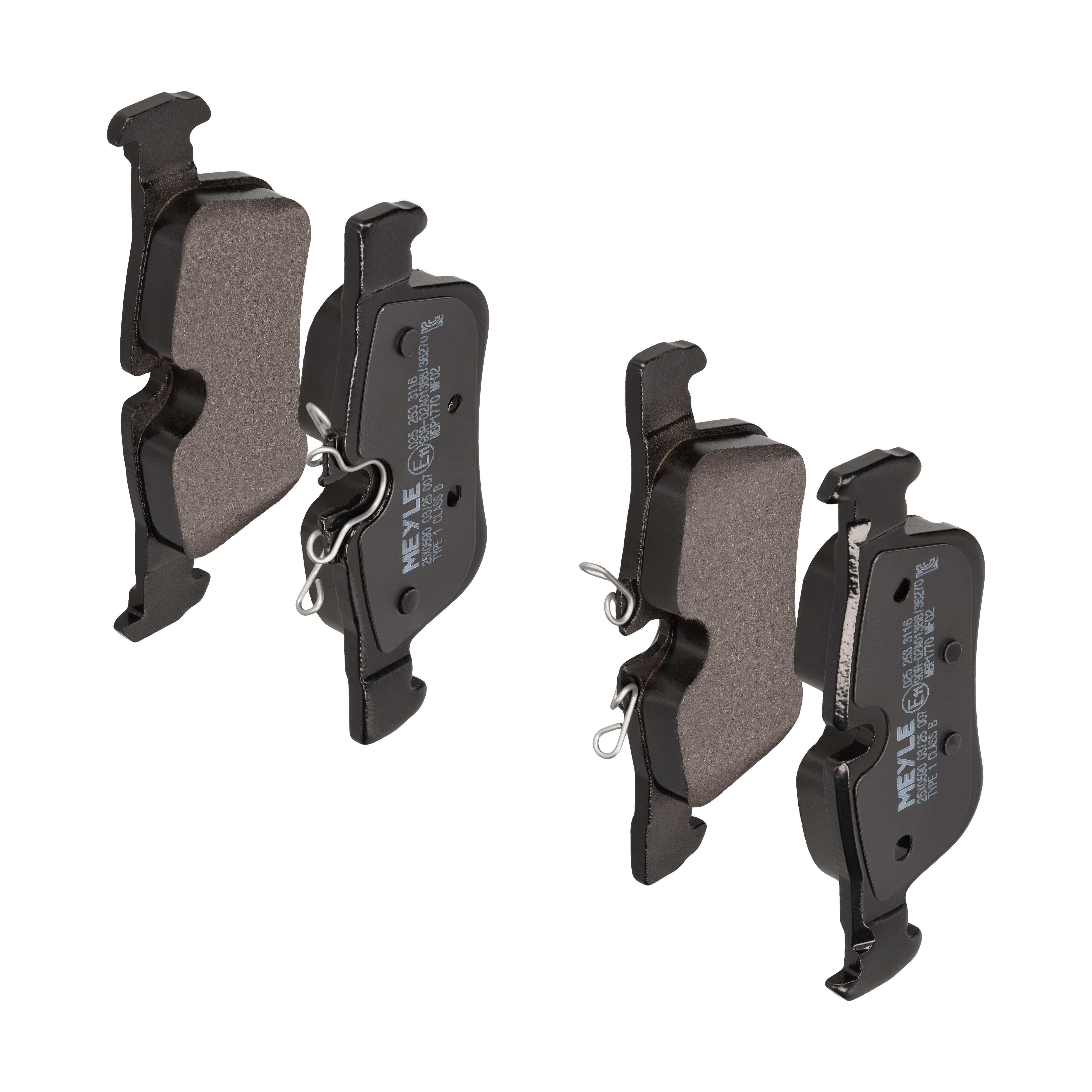 MEYLE Bremseklodser 0252533116 bagaksel for BMW MINI