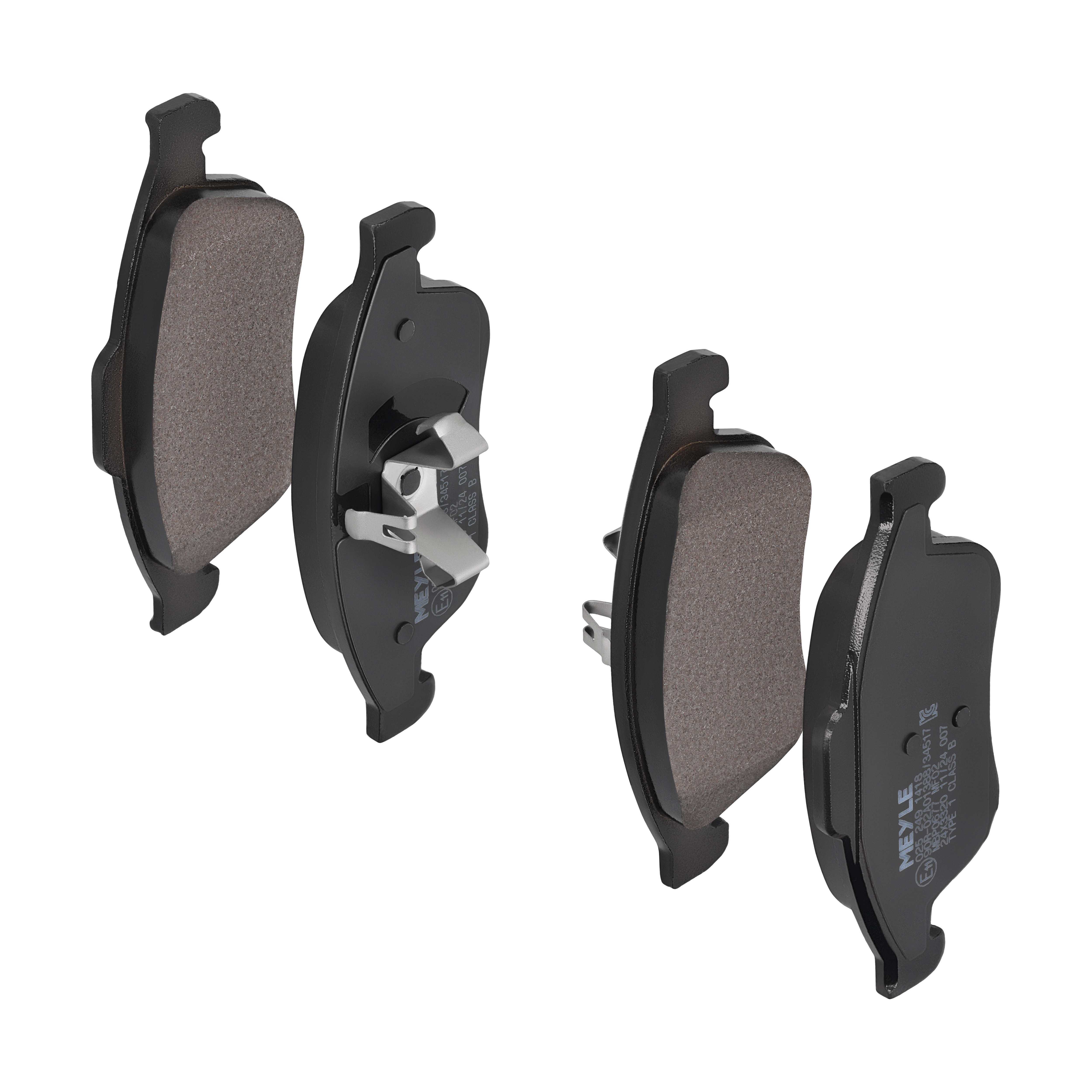 MEYLE Bremseklodser 0252491418 foraksel for MITSUBISHI NISSAN RENAULT DACIA
