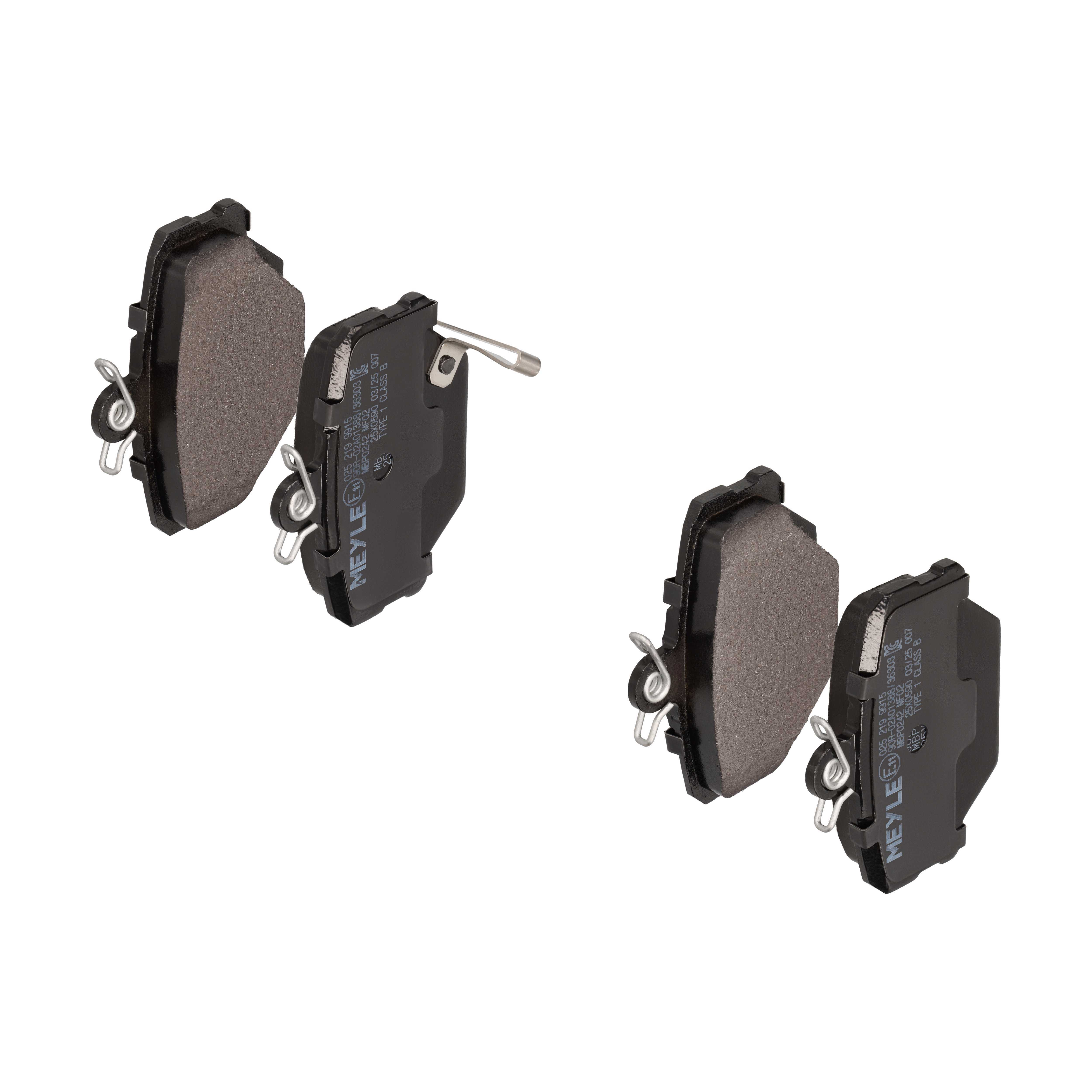 MEYLE Bremseklodser 0252199915 foraksel for SMART