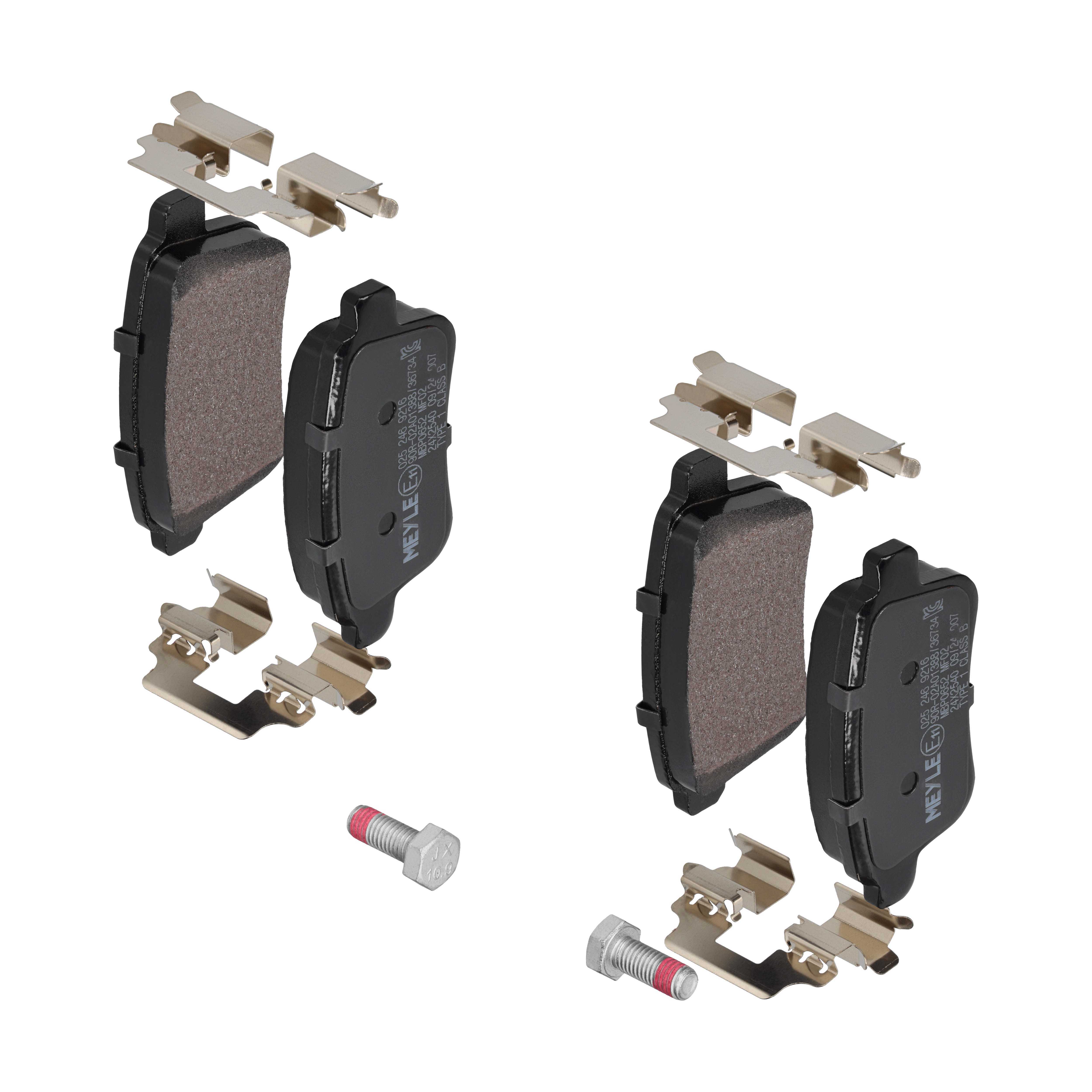 MEYLE Bremseklodser 0252469216 bagaksel for MERCEDES-BENZ RENAULT