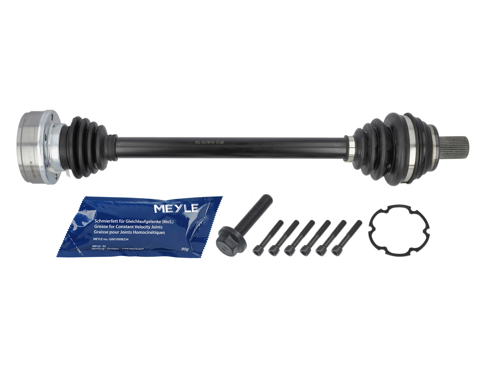 MEYLE Drivaksel 100 498 0795 venstre foraksel for VW