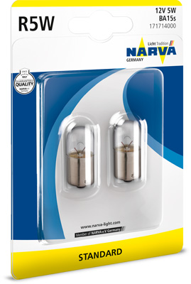 NARVA Pære, baglygte 171714000
