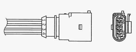 NGK Lambdasonde 96952 for AUDI