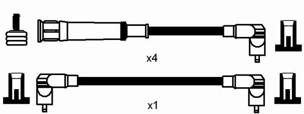 NGK Tændkabelsæt 0575 for MINI