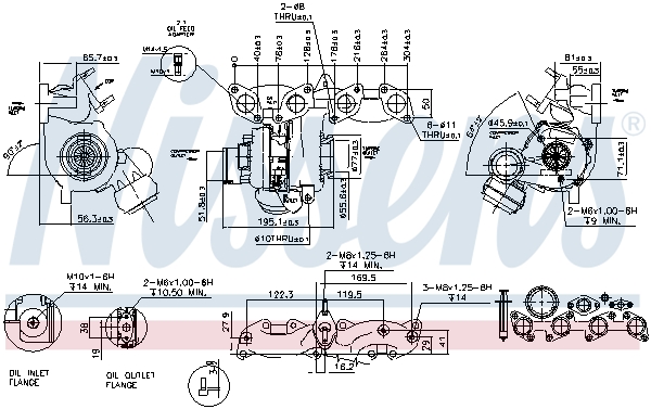 NISSENS Lader, ladesystem 93135 for VW