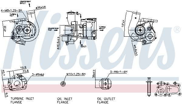 NISSENS Lader, ladesystem 93148 for VAUXHALL OPEL MITSUBISHI