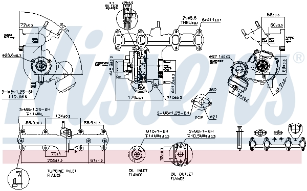 NISSENS Lader, ladesystem 93179 for VW