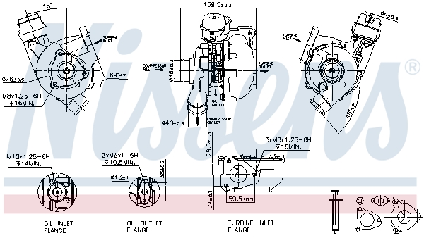 NISSENS Lader, ladesystem 93203 for KIA