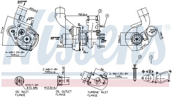 NISSENS Lader, ladesystem 93020 for VAUXHALL NISSAN RENAULT