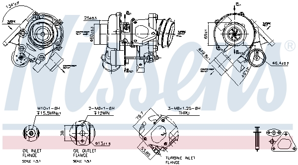 NISSENS Lader, ladesystem 93059 for MERCEDES-BENZ