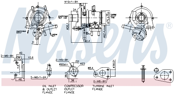 NISSENS Lader, ladesystem 93234 for VAUXHALL FORD CHEVROLET PEUGEOT