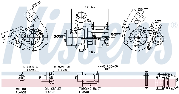 NISSENS Lader, ladesystem 93252 for IVECO MITSUBISHI