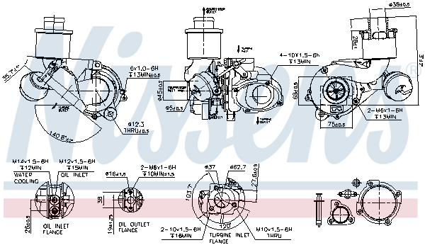 NISSENS Lader, ladesystem 93110 for VAUXHALL FIAT LANCIA