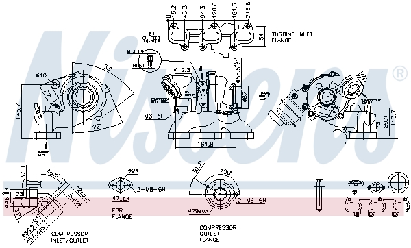 NISSENS Lader, ladesystem 93071 for VW