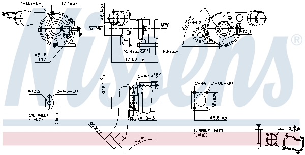 NISSENS Lader, ladesystem 93101 for LANCIA FIAT