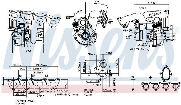 NISSENS Lader, ladesystem 93130 for VW