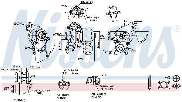 NISSENS Lader, ladesystem 93061 for PEUGEOT MITSUBISHI