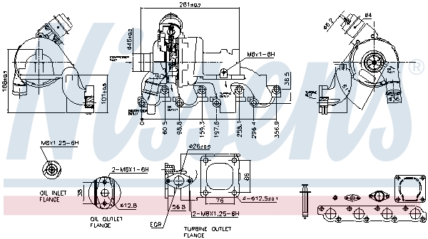 NISSENS Lader, ladesystem 93227 for FORD JAGUAR