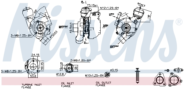 NISSENS Lader, ladesystem 93224 for KIA