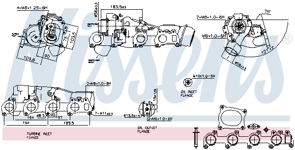 NISSENS Lader, ladesystem 93433 for AUDI SEAT